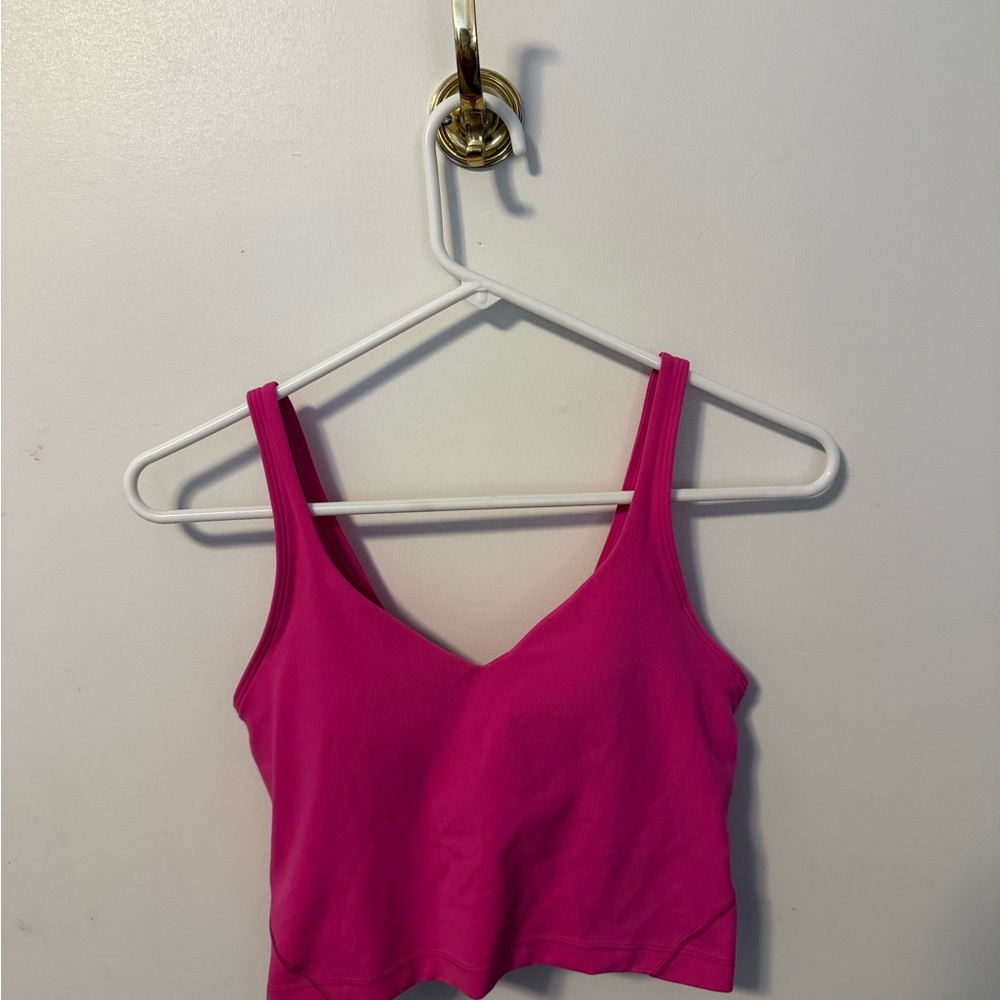 Pink align tank size 6